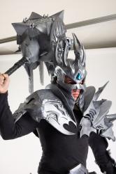 Yelvik Lich King Cosplay Pose With Mace